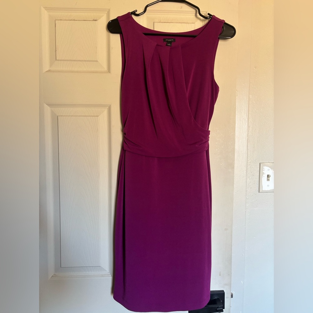 Ann Taylor plum dress